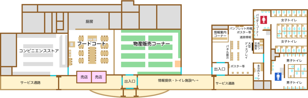 三滝堂案内図