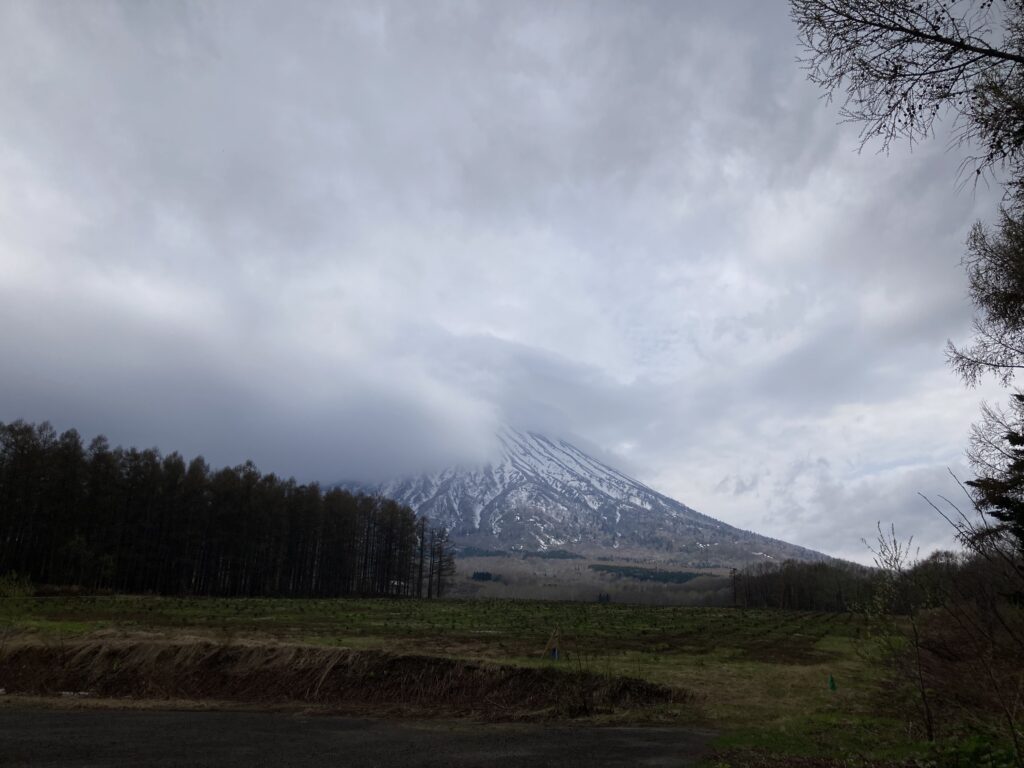 展望台から羊蹄山の景色